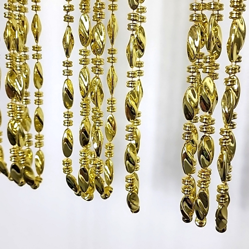 Gold Bead Necklaces 24 inches long 11 pieces.